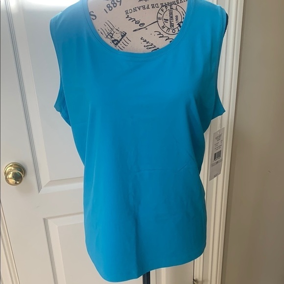 Karen Kane Tops - Karen Kane Blue Sleeveless Women's Top. 1X. NWT